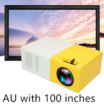 Portable Projector 3D Hd Led Home Theater Cinema HDMI-compatible Usb 