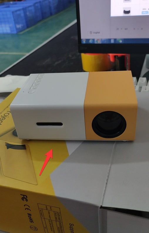 Portable Projector 3D Hd Led Home Theater Cinema HDMI-compatible Usb 