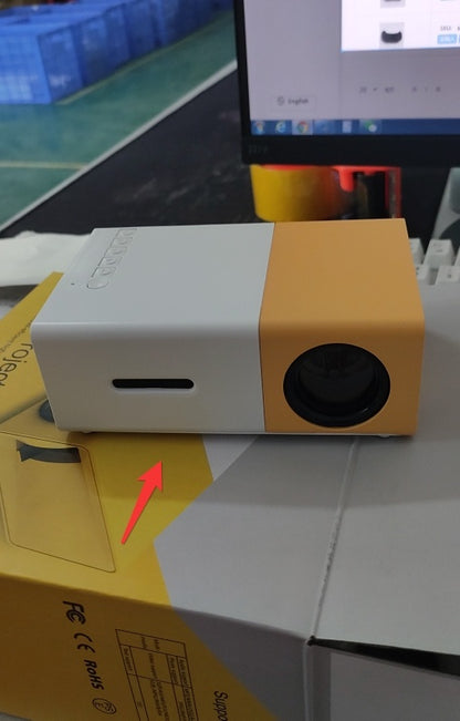 Portable Projector 3D Hd Led Home Theater Cinema HDMI-compatible Usb 