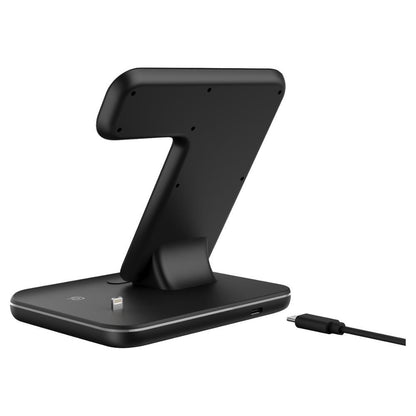Compatible Mobile Phone Watch Earphone Charger 3 In 1 Wireless Stand