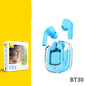 New Mini Transparent Wireless Bluetooth Headset Digital Display Music
