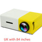 Portable Projector 3D Hd Led Home Theater Cinema HDMI-compatible Usb 