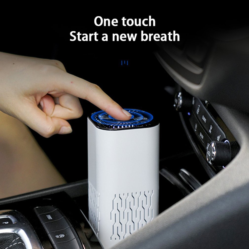 Car Air Purifier Portable Negative Ion Generator Remove Formaldehy