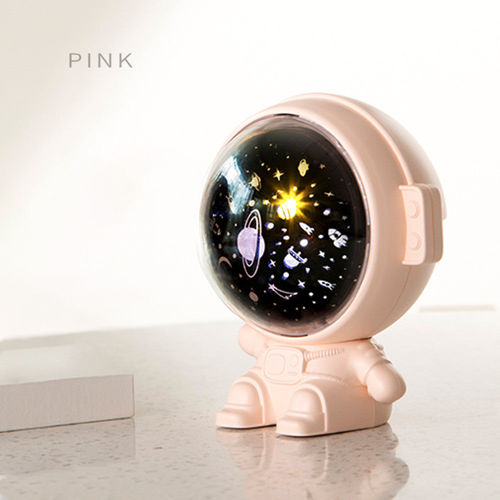 Galaxy Star Projector Starry Sky Night Light Astronaut Lamp Room Decr 