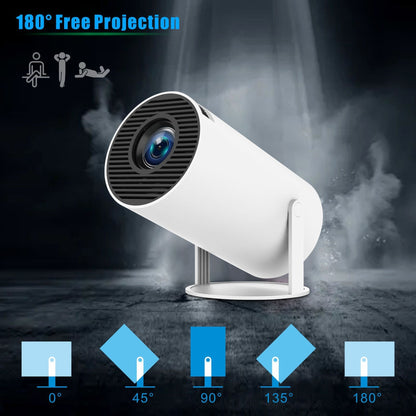 HY300 Pro Projector Home Theater Entertainment Portable Small Projec