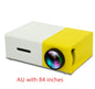 Portable Projector 3D Hd Led Home Theater Cinema HDMI-compatible Usb 
