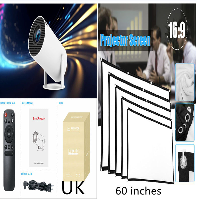 HY300 Pro Projector Home Theater Entertainment Portable Small Projec