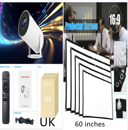 HY300 Pro Projector Home Theater Entertainment Portable Small Projec