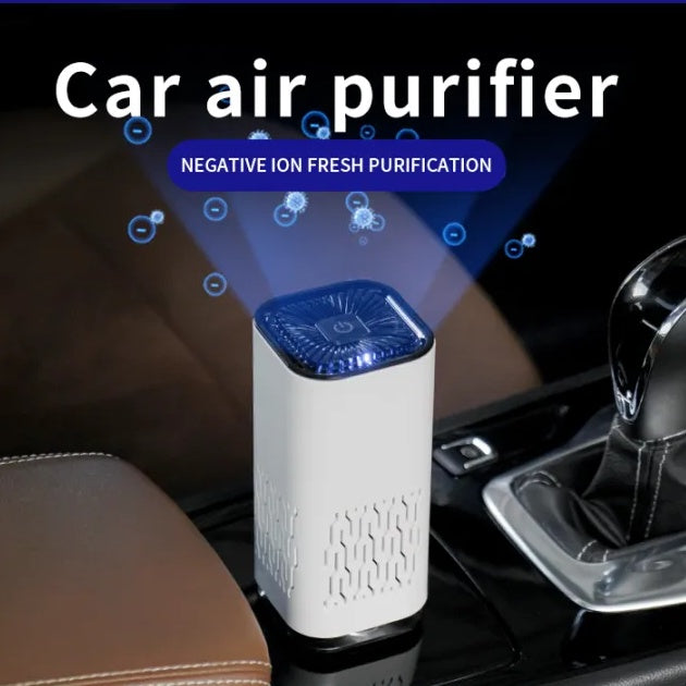 Car Air Purifier Portable Negative Ion Generator Remove Formaldehy