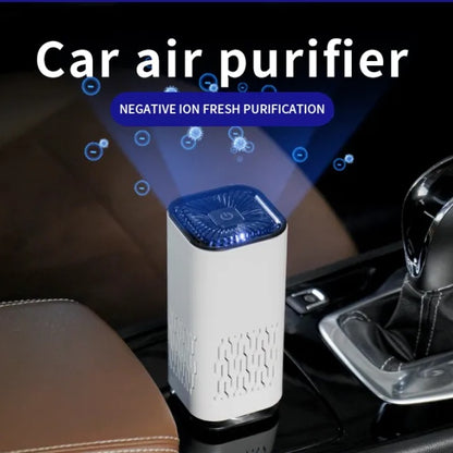 Car Air Purifier Portable Negative Ion Generator Remove Formaldehy