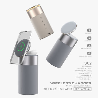 3 In 1 Multi-Function IPhone And AirPods Wireless Charger Bluetooth