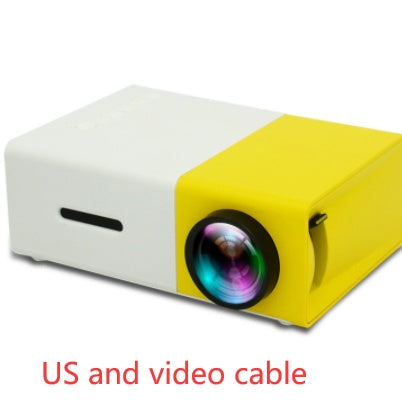 Portable Projector 3D Hd Led Home Theater Cinema HDMI-compatible Usb 