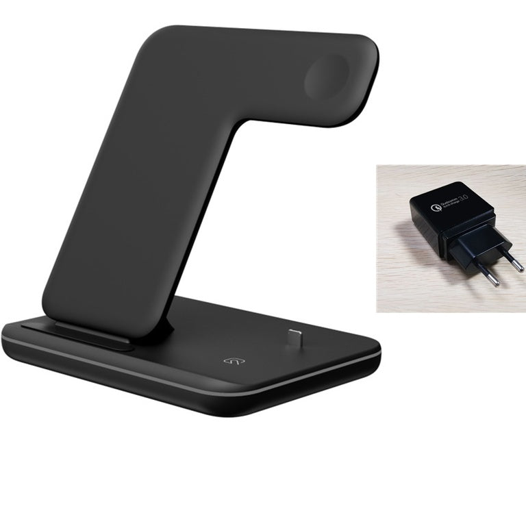 Compatible Mobile Phone Watch Earphone Charger 3 In 1 Wireless Stand