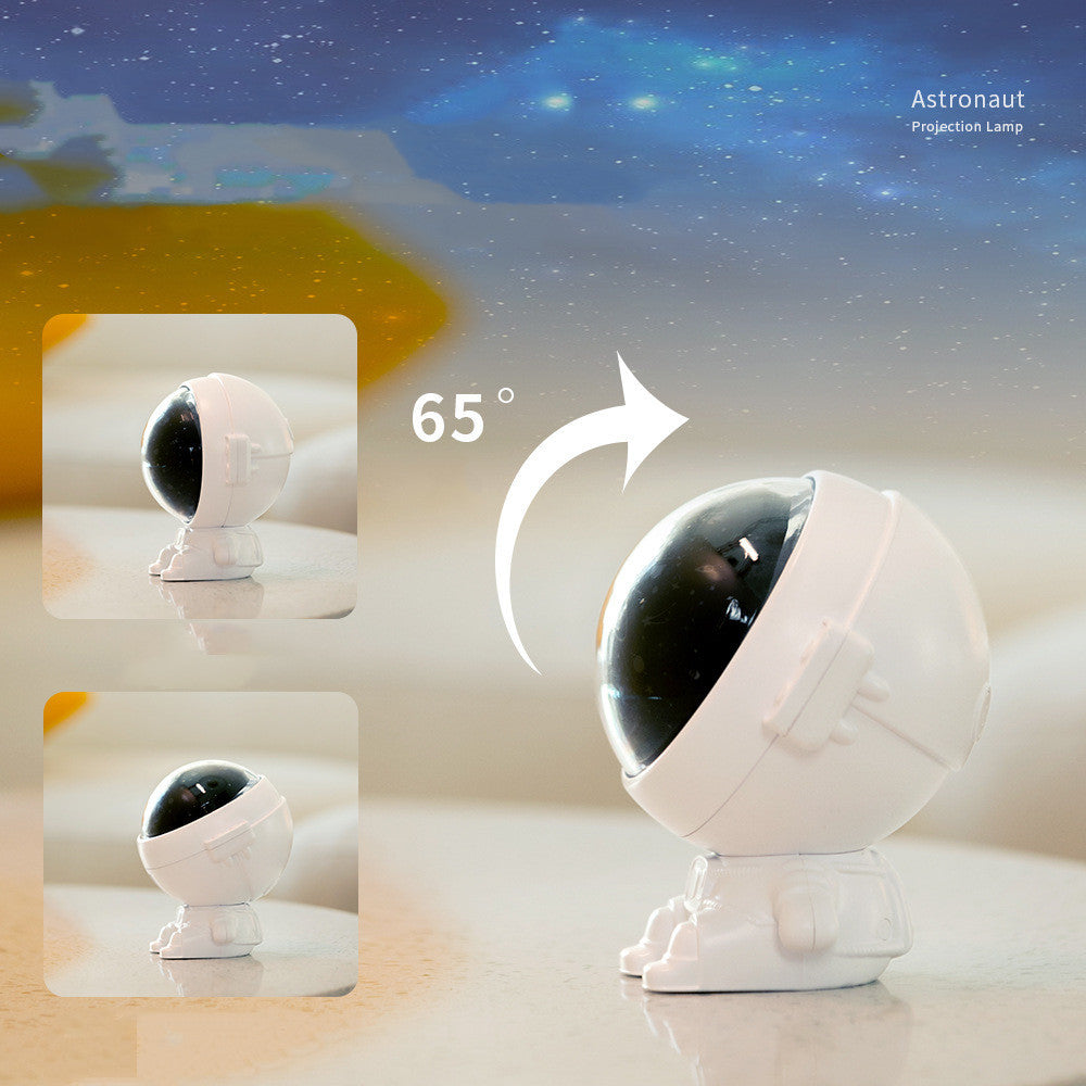 Galaxy Star Projector Starry Sky Night Light Astronaut Lamp Room Decr 