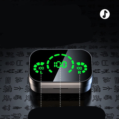 YD03 Wireless Bluetooth-compatible Headset TWS Large Screen Display 