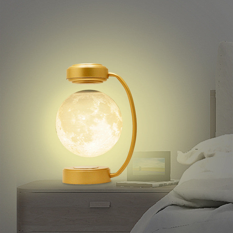 3D LED Moon Night Light Wireless Magnet