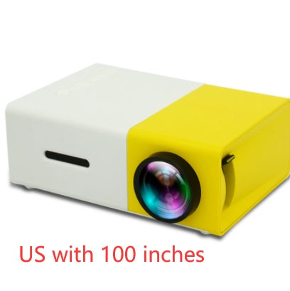 Portable Projector 3D Hd Led Home Theater Cinema HDMI-compatible Usb 