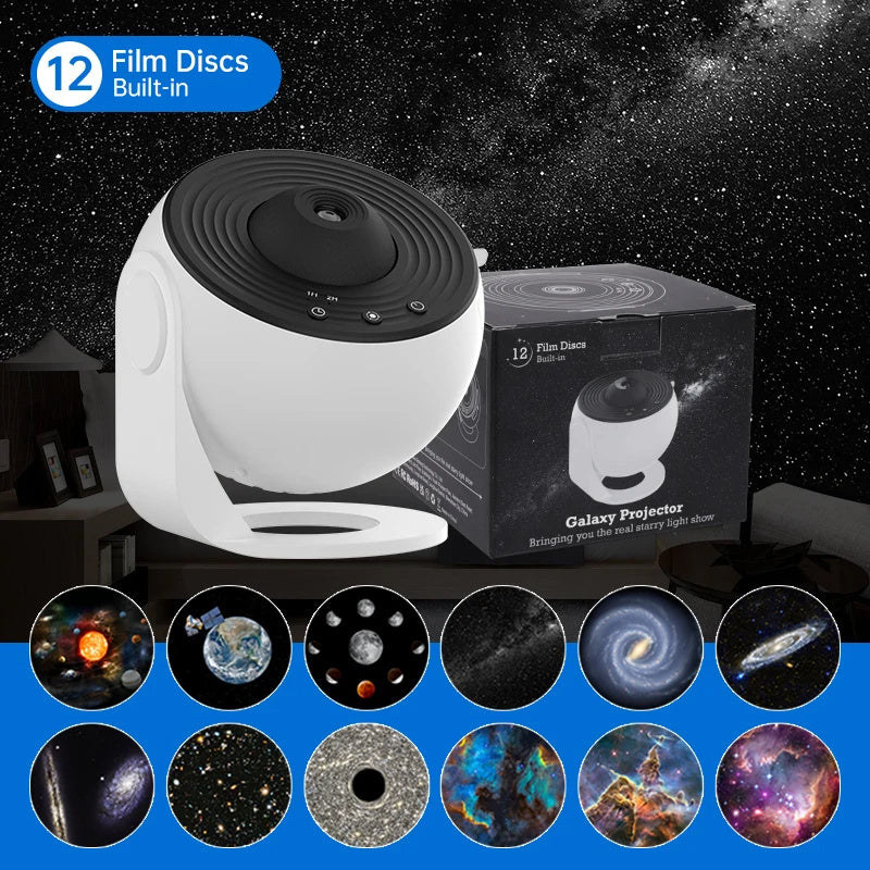 Night Light Galaxy Projector Starry Sky Projector Rotate Planetarium 