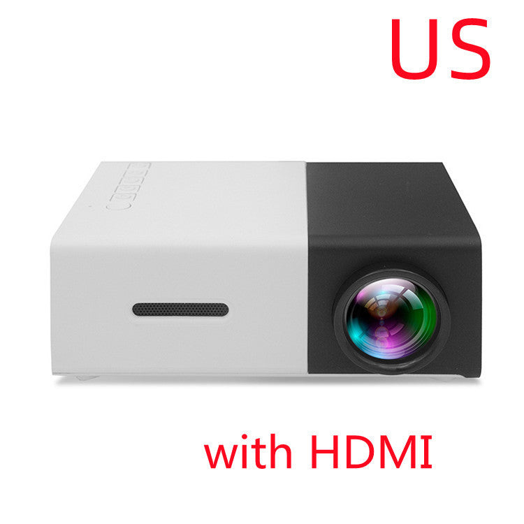 Portable Projector 3D Hd Led Home Theater Cinema HDMI-compatible Usb 